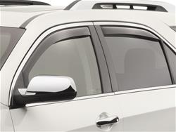 Side Window Visors, WeatherTech, Front/Rear, Snap-in, Acrylic, Smoke, Chevy, Set of 4