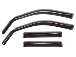 Side Window Visors, Acrylic, Smoke, Snap-in, Lexus, Front/Rear, Set of 4