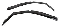 Side Window Visors, In-Channel, Front/Rear, Acrylic, Smoke, Snap-In, Chevy, GMC, Set of 4