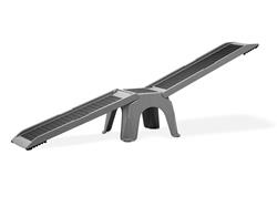 Ramps, Easy, Pet Ramp Type, 3-piece, 20 degrees Approach Angle, Plastic, Gray/Black, 300 lbs. Capacity, Each