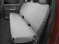 Seat Protector, Cover, Polycotton, Gray, Bench, Second Row, Each