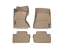 Floor Mats, Floor Liners, Front/Second Seat, Thermoplastic, Tan, Lexus, Set