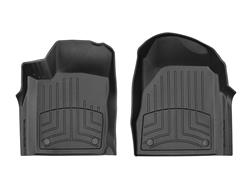Floor Mats, FloorLiner HP Floor Mats, Front/Second/Third Seat, Thermoplastic, Black, Models with Second Row Bench Seating, Dodge, Set