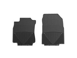 Floor Mats, All-Weather, Front Seat, Thermoplastic, Black, Nissan, Pair