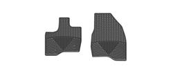 Floor Mat, All Weather, Front Seat, Thermoplastic, Black, Ford, Pair