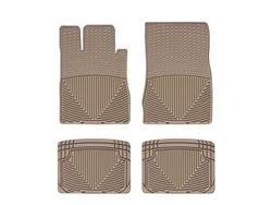 Floor Mats, All-Weather, Front/Second Seat, Thermoplastic, Tan, for Hyundai, Lexus, Mercedes-Benz, Set