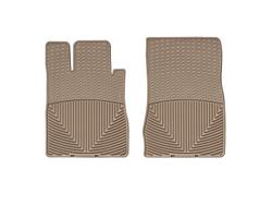 Floor Mats, Rubber, Tan, Front Seat Area, Pair