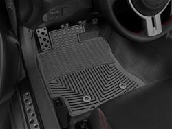 Floor Mats, All-Weather, Front Seat, Thermoplastic, Black, Scion, Subaru, Toyota, Pair