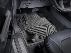 Floor Mat, WeatherTech, All-Weather, Front Seat, Thermoplastic, Black, Ford, Pair