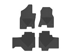 Floor Mats, All-Weather, Front/Second Seat Position, Thermoplastic, Black, Ram, Set