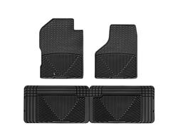 Floor Mats, All-Weather, Front/Second Seat, Thermoplastic, Black, Dodge, Set