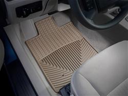 Floor Mats, All-Weather, Front Seat, Thermoplastic, Tan, Ford, Lincoln, Mercury, Pair