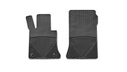 Floor Mat, WeatherTech, All-Weather, Front Seat, Thermoplastic, Black, Mercedes-Benz, Pair