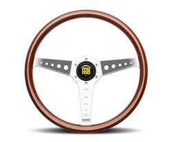 Steering Wheel, Heritage California , Wood, Aluminum, Polished, Each