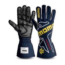 Driving Gloves, Performance, X-Small, Two Layer, Navy, Nomex, FIA 8856-2018, Pair