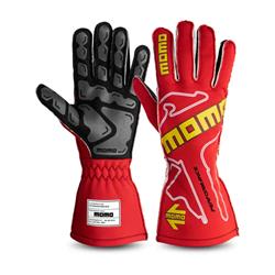 Driving Gloves, Performance, X-Small, Two Layer, Red, Nomex, FIA 8856-2018, Pair