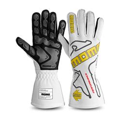 Driving Gloves, Performance, X-Small, Two Layer, White, Nomex, FIA 8856-2018, Pair