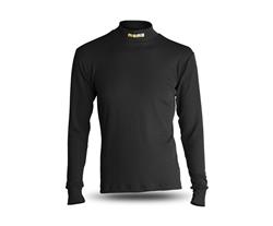 Fire Retardant Underwear Shirts, Comfort Tech High Collar Shirt, Long Sleeve Turtle Neck, Aramid Fabric, Black, Men's Large, Each