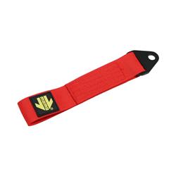 Tow Strap, 10,000 lbs. Working Load, Nylon, Red, Nylon Loop End, 10.5 in. Length, Each