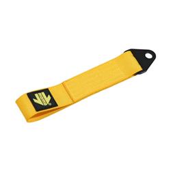 Tow Strap, 10,000 lbs. Working Load, Nylon, Yellow, Nylon Loop End, 10.5 in. Length, Each