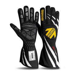 Driving Gloves, Corsa Pro, X-Small, Two Layer, Black, Nomex, FIA 8856-2018, Pair