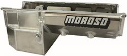 Oil Pan, BBC Gen V, Gen VI, Double Power Kick Outs, Drag Race; 7 Qt.; Internal Wet Sump Design; Depth-8 in.; Incl. Magnetic Drain Plug; ; Aluminum