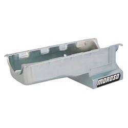 Oil Pan, Steel, Clear Zinc, 6 qt., Chevy, Big Block V and VI, Each