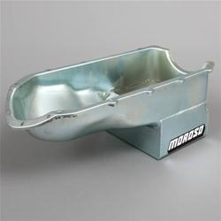 Oil Pan, Steel, Clear Zinc, 8 qt., Pontiac, V8, Each