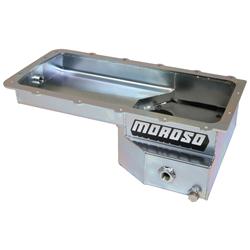 Oil Pan, Street/Strip, Steel, Clear Zinc, 8 qt., Ford, 5.0L, Each