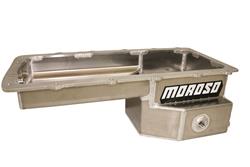 Oil Pan, Drag Race, Aluminum, Natural, 9 qt. Capacity, Rear Sump, Ford 5.0 Coyote, Each