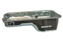 Oil Pan, Steel, Honda H-Series, Wet Sump; Turbo/Supercharger Oil Drainback; Incl. Magnetic Drain Plug; Clear Zinc Plated Steel