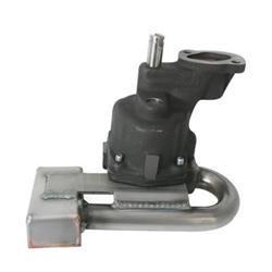 Oil Pump and Pickup Assembly, High-Volume, 3/4 in. Inlet, Chevy, Small Block, for 7.125 in. Deep Oval Track Pan