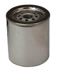 Oil Filter, Chrome, 13/16-16 in. UNF Thread, 4.281 in. High, Each