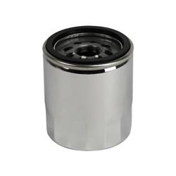 Oil Filter; Chrome Oil Filter; GM LS Type; Spin-On; Short Design H-3.5 in.; 13/16 in. -16UNF Thread; 250 psi B