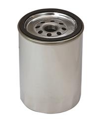 Oil Filter, Chrome, 13/16-16 in. UNF Thread, 5.250 in. High, Each