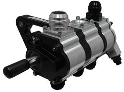 Oil Pumps, Tri-Lobe Dry Sump, Three Stage, 1.200 in. Pressure Section, Left Side Door Car Bracket Included, Fuel Pump Drive, Each