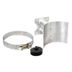 Oil Tank Mounting Kit; Dry Sump Tank Mounting Kit; Straight Mount; Incl. 2 Stainless Steel Clamps/T Bolt Faste