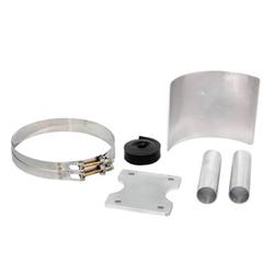 Oil Tank Mounting Kit; Dry Sump Tank Mounting Kit; You-Weld-It Mount; Incl. 2 Stainless Steel Clamps/T Bolt Fa