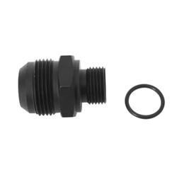 Fitting, Adapter, AN to Straight Cut, Straight, Aluminum, Black Anodized, -16 AN, -10 AN, Each