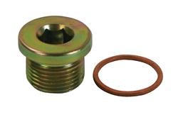 Plug, Brass, 20mm x 1.5 Thread, Low Oil Pressure Switch, Each