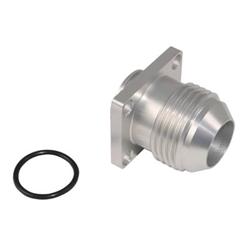 Fitting, Adapter, AN to Straight Cut, Straight, Billet Aluminum, Natural, -10 AN, -10 AN, Each