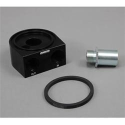 Oil Filter Adapter; Universal Oil Cooler Sandwich Adapter; Late Ford Adapter Enhanced Design; 22mm-1.5 in. Thr