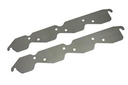 Exhaust Block Off Storage Plates, Aluminum, Chevy, Big Block, Standard Cylinder Heads, Pair