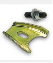 Distributor Hold-Down Clamp, Steel, Clear Zinc, Stud Mount, Chevy, Small/Big Block, Each