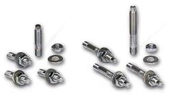 Carburetor Studs, Steel, Zinc Plated, 5/16-18/24 in. x 3.500 in. Long, Set of 4