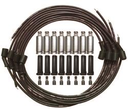 Spark Plug Wires, Ultra, 8mm, Black, 135 Degree Boots, Universal, Set