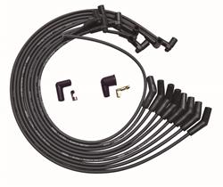 Spark Plug Wires, Ultra, BBC, Under Valve Covers, HEI, 135 Plug Boots, Black, Set