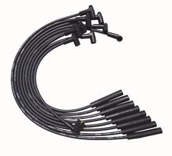 Spark Plug WIres, Ultra, SBM, Straight Plug Boots, HEI, Black, Set