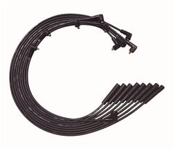 Spark Plug Wires, Ultra, BBM, Straight Boots, Non-HEI, Black, Set