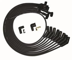 Spark Plug WIres, Ultra, SBF 351W, 135 degree Plug Boots, HEI, Black, Set